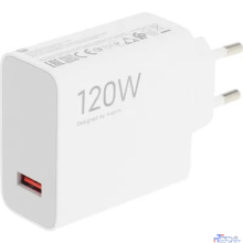 Xiaomi 120W HyperCharge Combo (Type-A) EU 120W 6A (PD+QC) USB универсальное белый (BHR9462EU) Сетевое зар./устр.