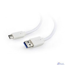 Cablexpert Кабель USB3.0 AM/USB Type-C, 1м, белый, пакет (CCP-USB3-AMCM-1M-W)