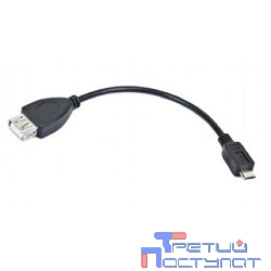 Gembird/Cablexpert A-OTG-AFBM-001 AF/MicroBM, Кабель USB 2.0 OTG , 0.15м, пакет