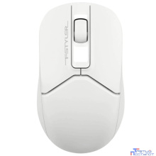 A-4Tech Мышь Fstyler FB12 белый оптическая (1200dpi) беспроводная BT/Radio USB (3but) [1595330]
