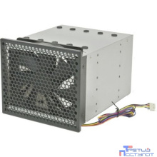 Procase 5T3-3T4-V3-FAN Переходник 3*5.25" в 4*3.5" с антивибрационным креплением, PWM 4pin, 2800 rpm [5T3-3T4-V3-FAN]