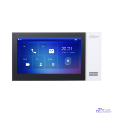 DAHUA DHI-VTH2421FW-P Монитор видеодомофона IP 7 дюймовый, белый, ёмкостной сенсорный экран, встроенная карта памяти до 8Гб, питание DC 12В/PoE