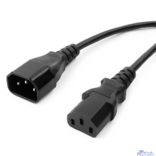 Buro AN23-1008 Кабель-удлинитель IEC C13 IEC C14 1.8м черный