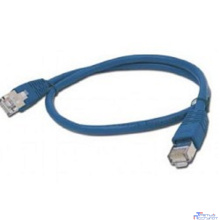 Патч-корд Bion [BPC-U5E101-0.25M-BL] U/UTP, Cat.5e, AWG 26 (7/0,16мм), CCA, многожильный, PVC, 0,25м, синий