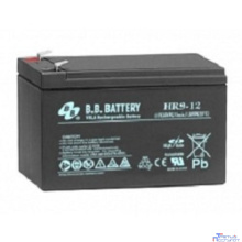 АКБ B.B. Battery HR 9-12 (12В 9Ач  =216 Вт/блок, ДхШхВ 151x65x94 мм, масса 2,75 кг) клеммы F2