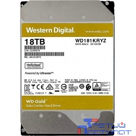 18TB WD Gold (WD181KRYZ) {SATA III 6 Gb/s, 7200 rpm, 512Mb buffer}