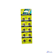 Ergolux AG10  BL-10 (AG10-BP10, LR54 /LR1130 /189 /389 батарейка для часов)(10 шт. в уп-ке)