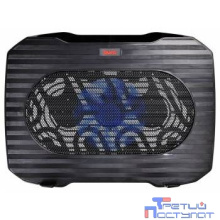 BURO Подставка для ноутбука 15.6"357x265x33mm 1xUSB 1x 140mmFAN 345г металлическая сетка/пластик черный (BU-LCP156-B114)