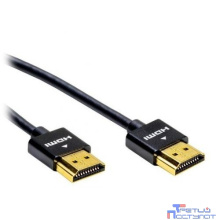 Filum Кабель HDMI Pro 2 м., slim, ver.2.0b, медь, черный, разъемы: HDMI A male-HDMI A male, пакет. (FL-CProSL-HM-HM-2M)