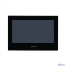 DAHUA DHI-VTH2621G-P Видеодомофон IP 7 дюймовый, черный, ёмкостной сенсорный экран, питание DC 12В/PoE