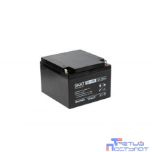 АКБ БАСТИОН SKAT SB 1226 AGM 12V 26Ач I зар.7,8А, B1 (под болт М5) гарантия 18 мес (2537)