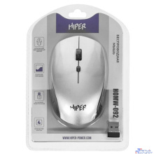 Мышь HIPER беспроводная HOMW-092 {1600dpi, серый, USB, 4кнп}