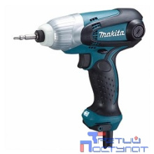 Makita TD0101F Шуруповерт ударный [TD0101F] {230Вт,0-3200у\м,6-ти гран 6.35,100Нм,0.99кг,кор,M4-M14,бита Philips,подсветка}