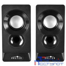Колонки Oklick OK-165 2.0 черный 6Вт