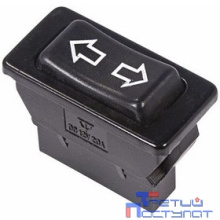 Rexant 36-4410 Выключатель (стеклоподъемника) клавишный 12V 20А (5с) (ON)-OFF-(ON)  черный