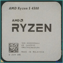 CPU AMD Ryzen 5 4500 OEM (100-000000644) {3,60GHz, Turbo 4,10GHz, Without Graphics, L3 8Mb, TDP 65W, AM4}