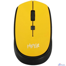 Мышь HIPER беспроводная HOMW-085 {1600dpi, желтый, USB, 4кнп}