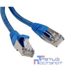 Hyperline PC-LPM-STP-RJ45-RJ45-C5e-1.5M-LSZH-BL Патч-корд F/UTP, экранированный, Cat.5е, LSZH, 1.5 м, синий