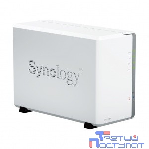 Synology DS223j Сетевое хранилище 2x2.5"/3.5" SATA, Realtek RTD1619B -1.7GHz, 1 GB DDR4, 1x1 Гбит/с, 2xUSB