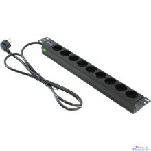 5bites PDU919A-04 Блок розеток  9S / AL / 1U / 19" / 2M*3G*1.5MM2 / VDE