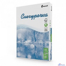 Бумага офисная СНЕГУРОЧКА 96% А4 80г/м 500л (отпускается коробками по 5 пачек в коробке)