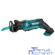 Makita JR103DZ Пила сабельная аккумуляторная [JR103DZ] {10.8В,Li-ion(слайд),0-3300\м,ход-13мм,рез-50мм,1.3кг,кор,подсв,б\кл замен пилки,б\ак,з\у}