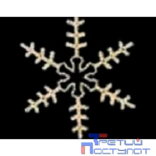 NEON-NIGHT (501-313) Фигура BN-107  "Большая Снежинка" {белая, размер 95*95 см  }