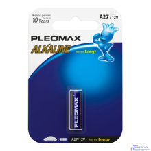 Pleomax A27-1Bl Alkaline (20/160/13440) (1 шт. в уп-ке)