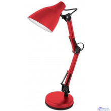 Camelion KD-331  C04 красный (Светильник настольный, 230V, 40W, E27)