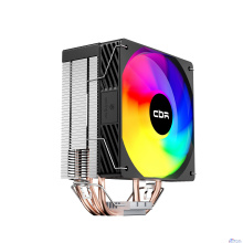 CBR-CC-3190-RGB-PWM Кулер для процессора, Al+Cu, 3 heat pipes, Socket 775/1366/1155/1156/1150/1151/1200/1700/AM2/АМ2+/АМ3/AM3+/FM1/FM2/AM4/AM5, TDP 190W, 120mm Fan, 2300RPM, HB, RGB, PWM, 36db