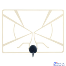 Perfeo ТВ антенна "RADAR", активная, встр. усилитель, питание от ресивера 5V, DVB-T2 [PF_A4213]