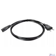 Telecom TE023-CU0.5-1.8M Кабель для аудио-видео техники IEC-320-C7, 2-pin 1,8m ,черный, медь [7958830275200]