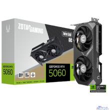 Видеокарта ZOTAC GAMING GeForce RTX 5060 TWIN EDGE 8Gb GDDR7 128 bit  2280/2497  MHz  3*DP/HDMI  2*FAN (ZT-B50600E-10M) RTL