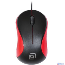 Oklick 115S for Notebooks Black/Red Optical 1000DPI USB [711637]