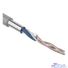 Rexant (01-0120) Кабель витая пара F/UTP, CAT 5e, PVC, 1PR, 24AWG, INDOOR, SOLID, серый, 305м