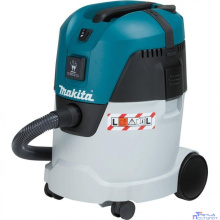 Makita VC2512L Пылесос [VC2512L] {1000Вт,3600л\м,210мбар,25л,шланг36ммх3.5м,8кг,кор,2насад,2 п\сб,щетка,2адапт,2труб }