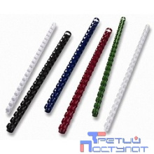 Office Kit  Пластиковые пружины BP2020 10 мм черные 100 шт.