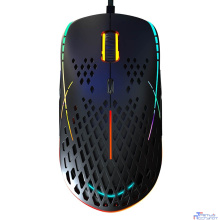 Мышь игровая HIPER Aero A-2 Black USB {5000/10 000DPI, 8 кнопок, USB кабель 1.8м, Черный}