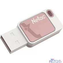 Netac USB Drive 8GB UA31 <NT03UA31N-008G-20PK>, USB2.0, розовая