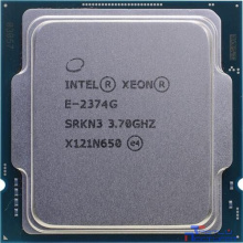 CPU Intel Xeon E-2374G (Rocket Lake, 4C/8T,3.7/5GHz, 8MB, 80W, UHD Graphics P750)