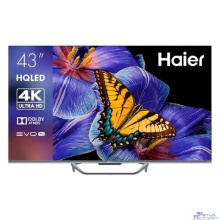 43" Телевизор HAIER Smart TV S4, QLED, 4K Ultra HD, серый, СМАРТ ТВ, Android TV[DH1U8PD05RU]