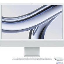 Apple iMac 24 2023 [Z19500023] (КЛАВ.РУС.ГРАВ.) Silver 24" Retina 4.5K {Apple M3 8C CPU 8C GPU/16GB/512GB SSD/рекоменд.переход.1979059/1991284}