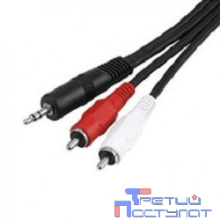 5bites AC35J2R-020M Кабель  3.5 Jack/M - 2*RCA/M,  2м, стерео