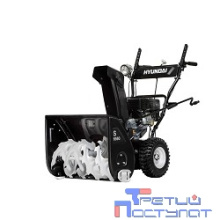 HYUNDAI [S 6560] Снегоуборщик { двигатель HYUNDAI ICW200, 4-тактный, 6,5 л.с./196 см, скорость 6 вперед/2 назад, ширина 600 мм, запуск ручной/электро, 76,2 кг }