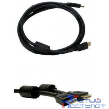 Кабель аудио-видео Buro HDMI 1.4 HDMI (m)/HDMI (m) 1.8м. феррит.кольца черный (HDMI-19M/19M-1.8M-MG)