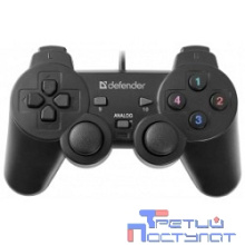 DEFENDER Omega USB, Проводной геймпад, 12 кнопок, 2 стика [64247]