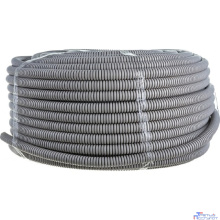 ЭРА Б0020110 Трубы гофр ПВХ GOFR-20-100-PVC  (серый) d 20мм с зонд. легкая 100м