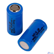 Rexant (30-2040) Аккумулятор Li-ion 16340, 3,7В, 700мАч, без платы защиты, плоский контакт, 10 шт, коробка