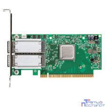 Mellanox MCX516A-GCAT ConnectX®-5 EN network interface card, 50GbE dual-port QSFP28, PCIe3.0 x16, tall bracket, ROHS R6