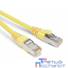 Hyperline PC-LPM-STP-RJ45-RJ45-C5e-1M-LSZH-YL Патч-корд F/UTP, экранированный, Cat.5е, LSZH, 1 м, желтый